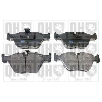Jeu de 4 plaquettes de frein avant QUINTON HAZELL OEM 34116750148
