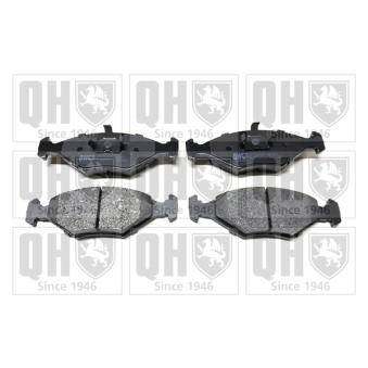 Jeu de 4 plaquettes de frein avant QUINTON HAZELL [BP977]