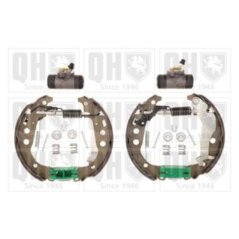 Kit de freins arrière (prémontés) QUINTON HAZELL BS1058K5 pour TOYOTA YARIS 1.3 VVT-i - 87cv