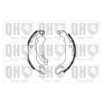 Jeu de mâchoires de frein QUINTON HAZELL OEM 4241K5