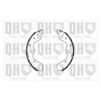 Jeu de mâchoires de frein QUINTON HAZELL [BS1081]