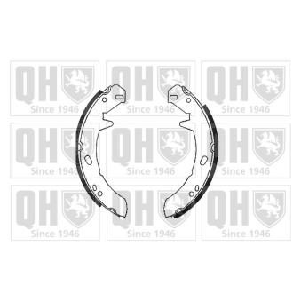 Jeu de mâchoires de frein, frein de stationnement QUINTON HAZELL OEM ICW500010