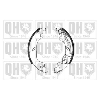 Jeu de mâchoires de frein QUINTON HAZELL OEM 71739597