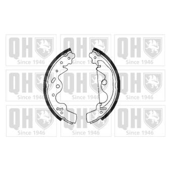 Jeu de mâchoires de frein QUINTON HAZELL OEM 440609X129