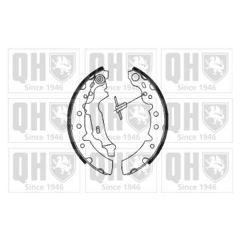 Jeu de mâchoires de frein QUINTON HAZELL OEM 0449502020