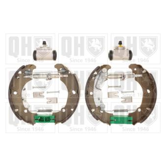 Kit de freins, freins à tambours QUINTON HAZELL BS1145K2 pour FIAT IDEA 1.2 16V - 80cv