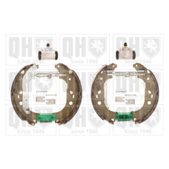 Kit de freins arrière (prémontés) QUINTON HAZELL BS1150K2 pour FORD TRANSIT CONNECT 1.6 TDCi - 95cv