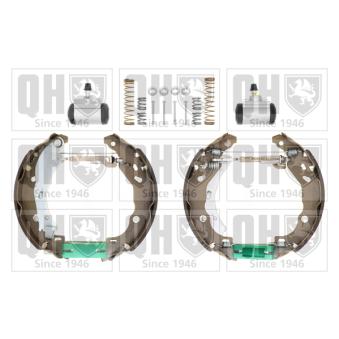 Kit de freins, freins à tambours QUINTON HAZELL BS1156K2 pour CITROEN C3 1.6 HDI - 92cv