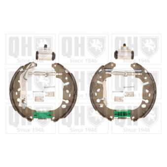 Kit de freins, freins à tambours QUINTON HAZELL BS1162K1 pour OPEL CORSA 1.0 - 60cv