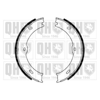 Jeu de mâchoires de frein, frein de stationnement QUINTON HAZELL OEM 9064200320