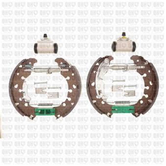 Kit de freins arrière (prémontés) QUINTON HAZELL BS1240K3 pour FIAT IDEA 1.2 16V - 80cv