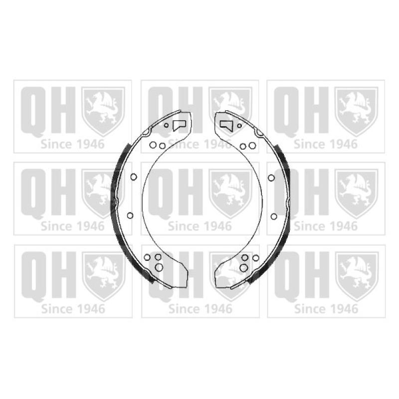 Jeu de mâchoires de frein QUINTON HAZELL BS500 - Visuel 1