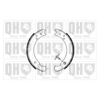 Jeu de mâchoires de frein QUINTON HAZELL OEM 04431ST3E50