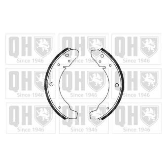 Jeu de mâchoires de frein QUINTON HAZELL [BS543]