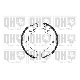 Jeu de mâchoires de frein QUINTON HAZELL OEM 5020413