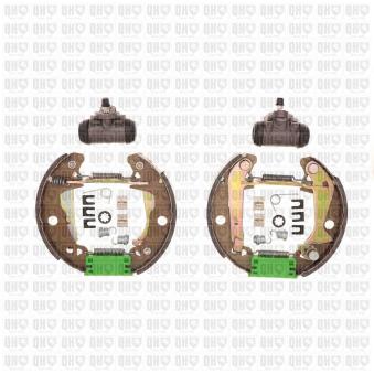 Kit de freins arrière (prémontés) QUINTON HAZELL BS618K4