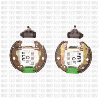 Kit de freins arrière (prémontés) QUINTON HAZELL BS618K5