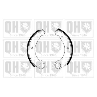 Jeu de mâchoires de frein QUINTON HAZELL [BS651]