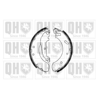 Jeu de mâchoires de frein QUINTON HAZELL OEM GBS90822AF