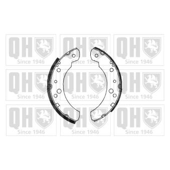 Jeu de mâchoires de frein QUINTON HAZELL [BS720]