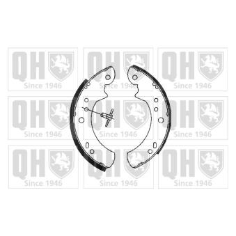 Jeu de mâchoires de frein QUINTON HAZELL OEM 3020