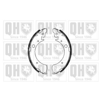 Jeu de mâchoires de frein QUINTON HAZELL BS733