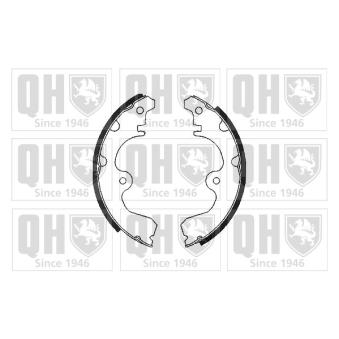 Jeu de mâchoires de frein QUINTON HAZELL [BS755]