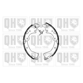 Jeu de mâchoires de frein QUINTON HAZELL OEM 0449528071