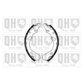 Jeu de mâchoires de frein QUINTON HAZELL OEM BSY62638Z