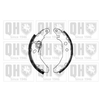 Jeu de mâchoires de frein QUINTON HAZELL [BS801]