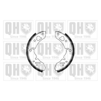 Jeu de mâchoires de frein QUINTON HAZELL BS803 pour FORD FOCUS 1,0 - 48cv