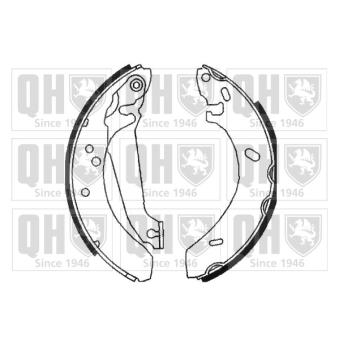 Jeu de mâchoires de frein QUINTON HAZELL OEM 6500944