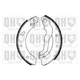 Jeu de mâchoires de frein QUINTON HAZELL OEM 4763012070A