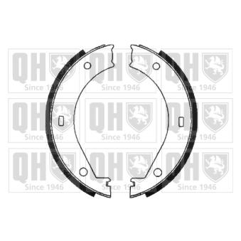 Jeu de mâchoires de frein, frein de stationnement QUINTON HAZELL OEM 34411155523