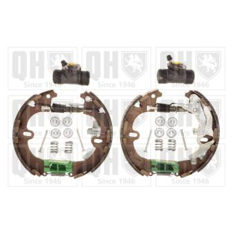 Kit de freins, freins à tambours QUINTON HAZELL BS825K2 pour MAZDA 2 1.8 16V 4WD - 110cv