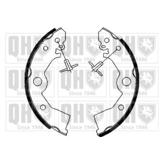 Jeu de mâchoires de frein QUINTON HAZELL OEM 43153S04A02