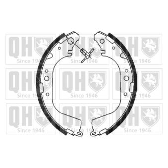 Jeu de mâchoires de frein QUINTON HAZELL OEM 0449526061