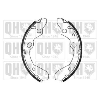 Jeu de mâchoires de frein QUINTON HAZELL OEM 4762010100