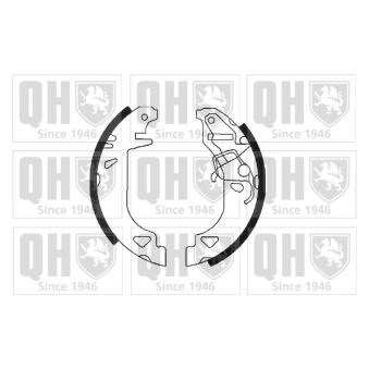 Jeu de mâchoires de frein QUINTON HAZELL OEM 44060VE827
