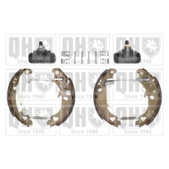 Kit de freins, freins à tambours QUINTON HAZELL BS889K1 pour RENAULT SCENIC 1.7 D - 57cv