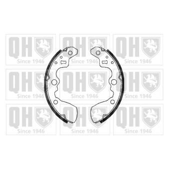 Jeu de mâchoires de frein QUINTON HAZELL OEM 5320060820