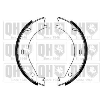 Jeu de mâchoires de frein, frein de stationnement QUINTON HAZELL OEM 34411160924