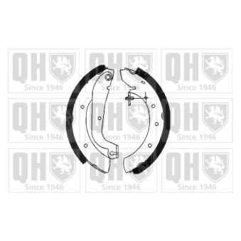 Jeu de mâchoires de frein QUINTON HAZELL OEM 9941243