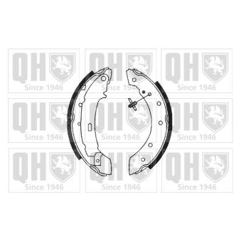 Jeu de mâchoires de frein QUINTON HAZELL OEM 7701208111