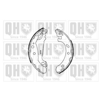 Jeu de mâchoires de frein QUINTON HAZELL [BS934]