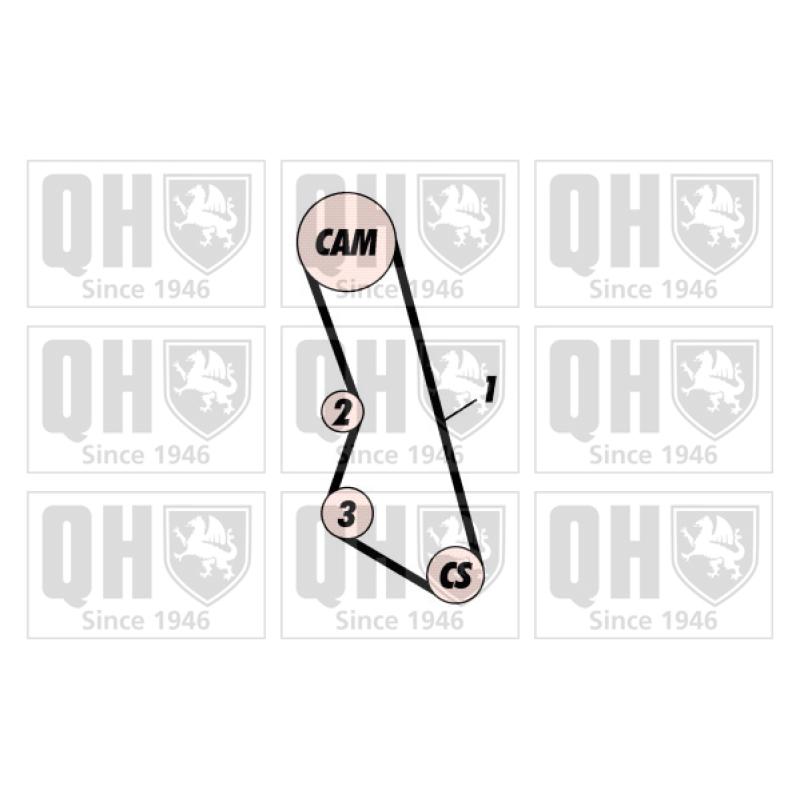 Kit de distribution QUINTON HAZELL QBK106 - Visuel 1