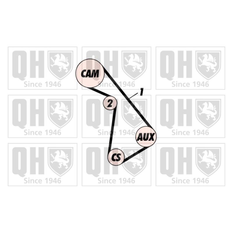 Kit de distribution QUINTON HAZELL QBK175 - Visuel 1