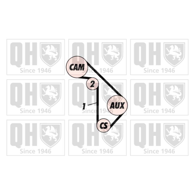 Kit de distribution QUINTON HAZELL QBK210 - Visuel 1