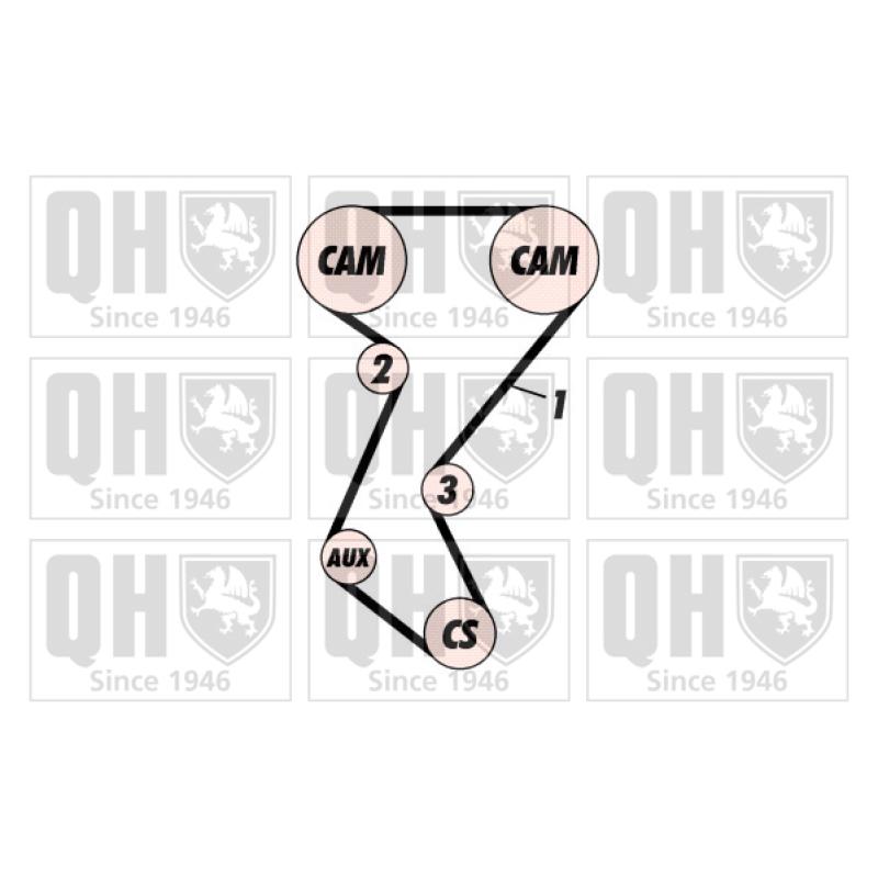 Kit de distribution QUINTON HAZELL QBK248 - Visuel 1