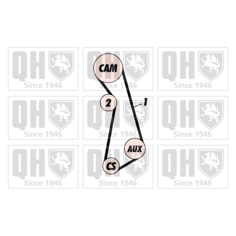 Kit de distribution QUINTON HAZELL QBK249 - Visuel 1